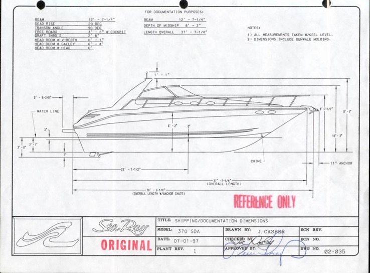 Sea Ray Prop Chart